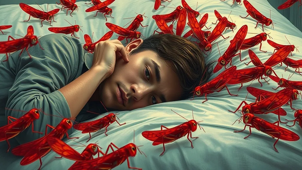 Dream symbol: red insects: scenarios: Dream of Red Grasshoppers