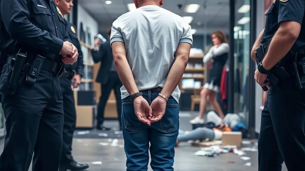 Dream symbol: robbed stores: scenarios: Dream of Being Arrested for Store Robbery