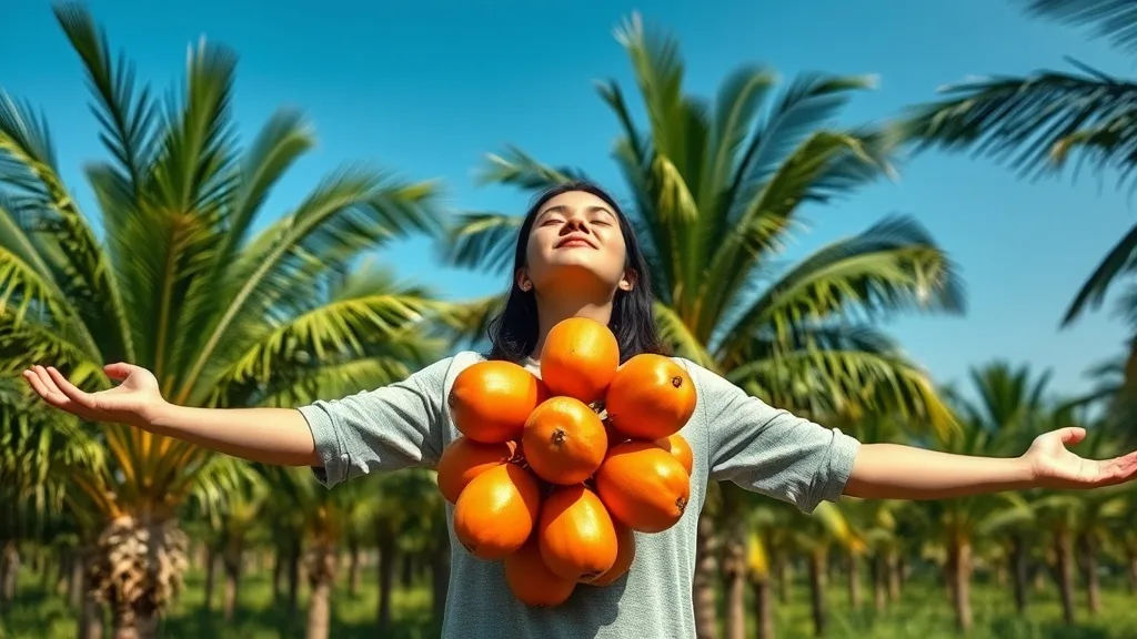Dream symbol: palm fruits: scenarios: Dream of Holding Palm Fruits
