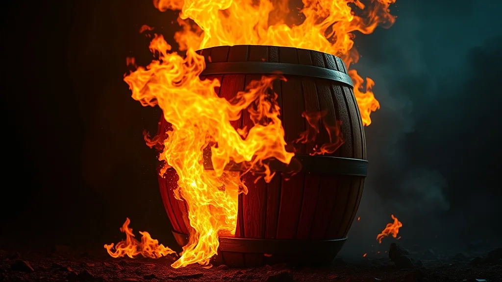 Dream symbol: barrel of fire: symbolism: Renewal and Rebirth