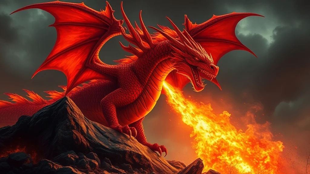 Dream symbol: red dragon: symbolism: Passion and Anger