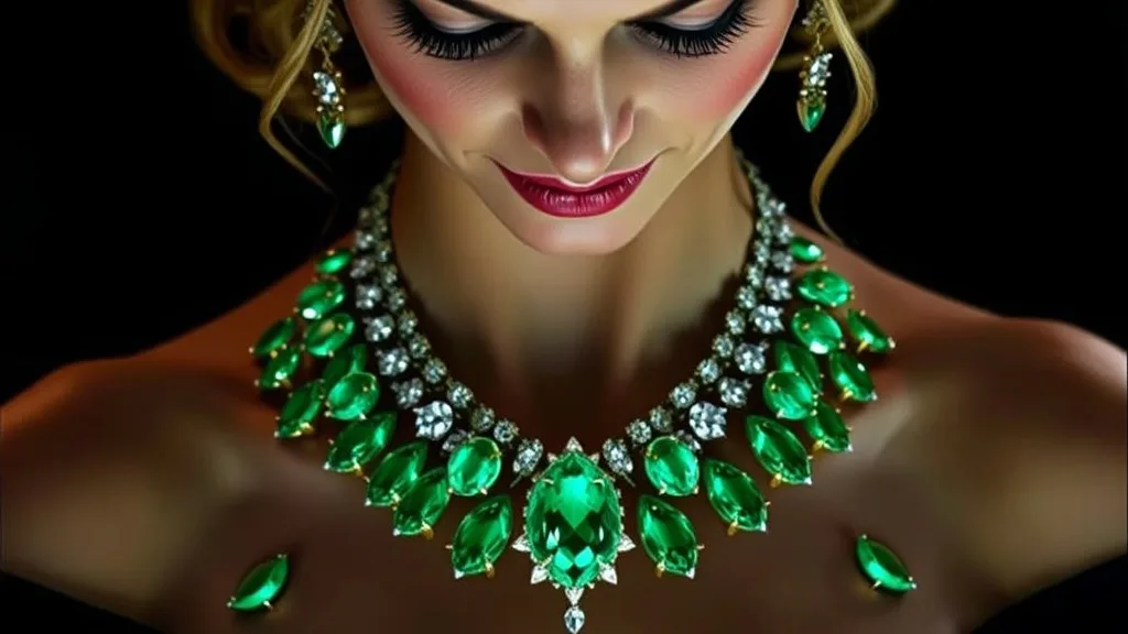 Unveiling the Secrets of the Diamond and Emerald Necklace in Dreams