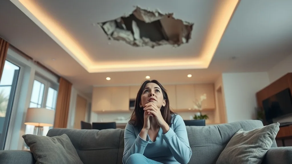 Dream symbol: fallen roof: scenarios: Dream about a partial roof collapse
