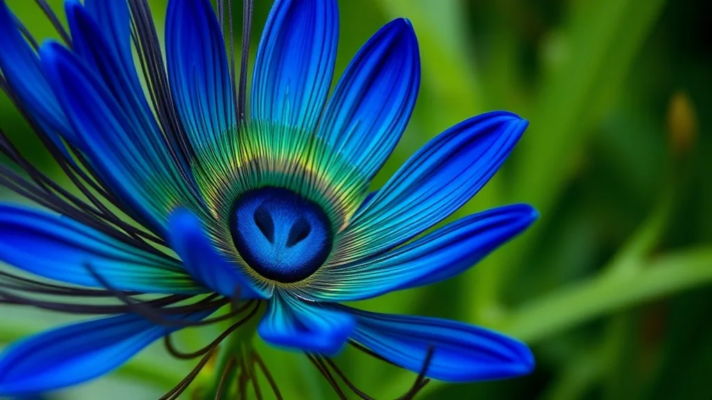 Dream symbol: peacock feather flower: intro