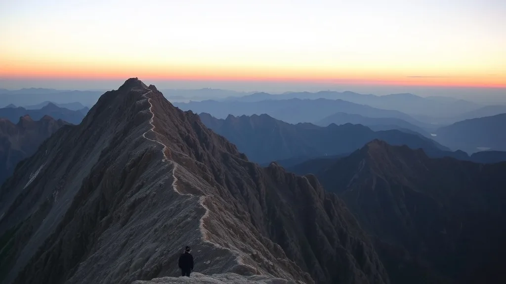 Dream symbol: layer: scenarios: Dream of Climbing Layers of Mountains