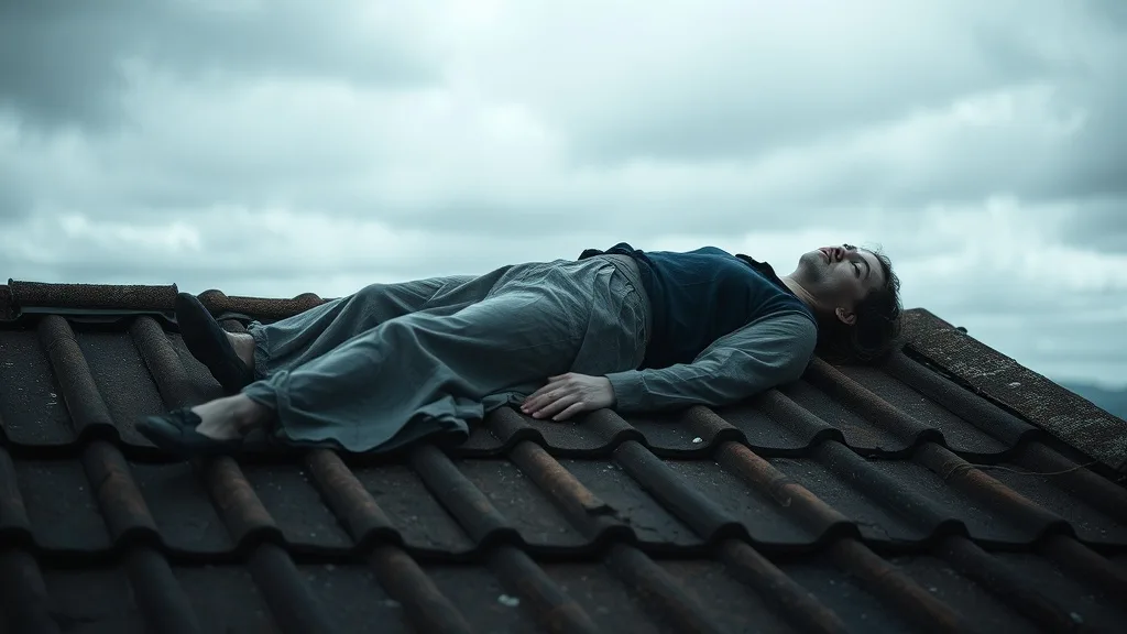 Dream symbol: body on the roof: scenarios: Dream about finding a body on the roof