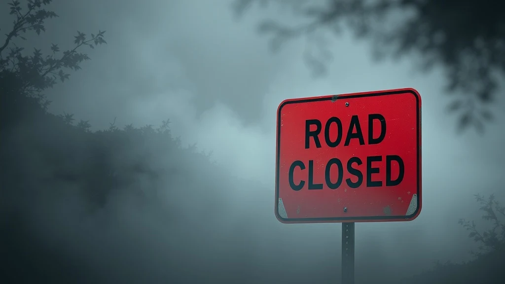 Dream symbol: road closed sign: symbolism: Warning and Danger