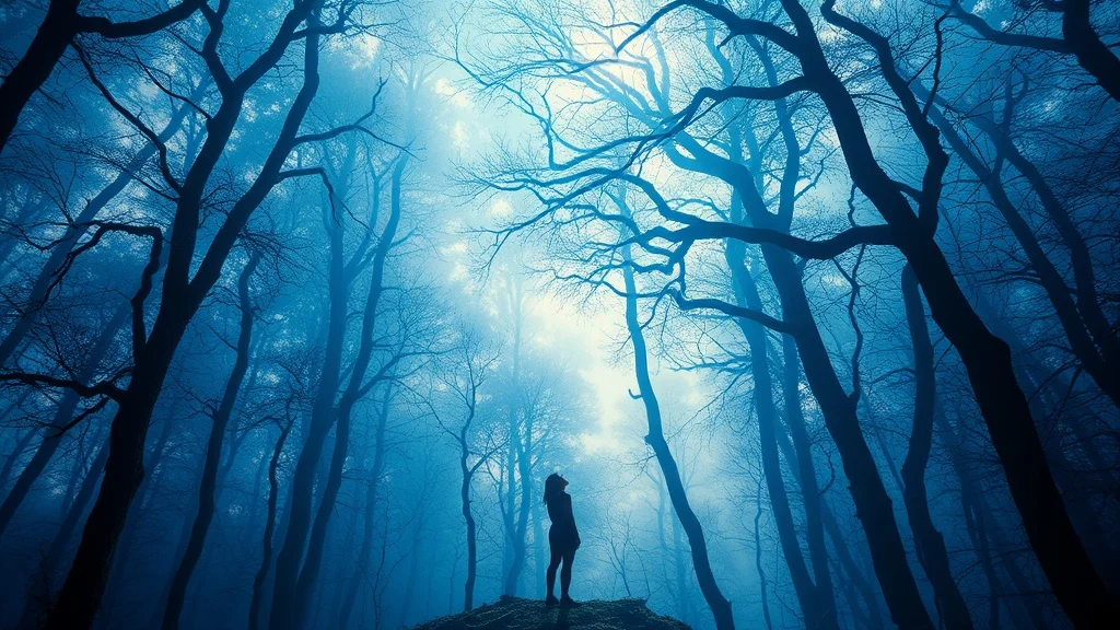 Dream symbol: blue forest: scenarios: Dream of Being Lost in a Blue Forest