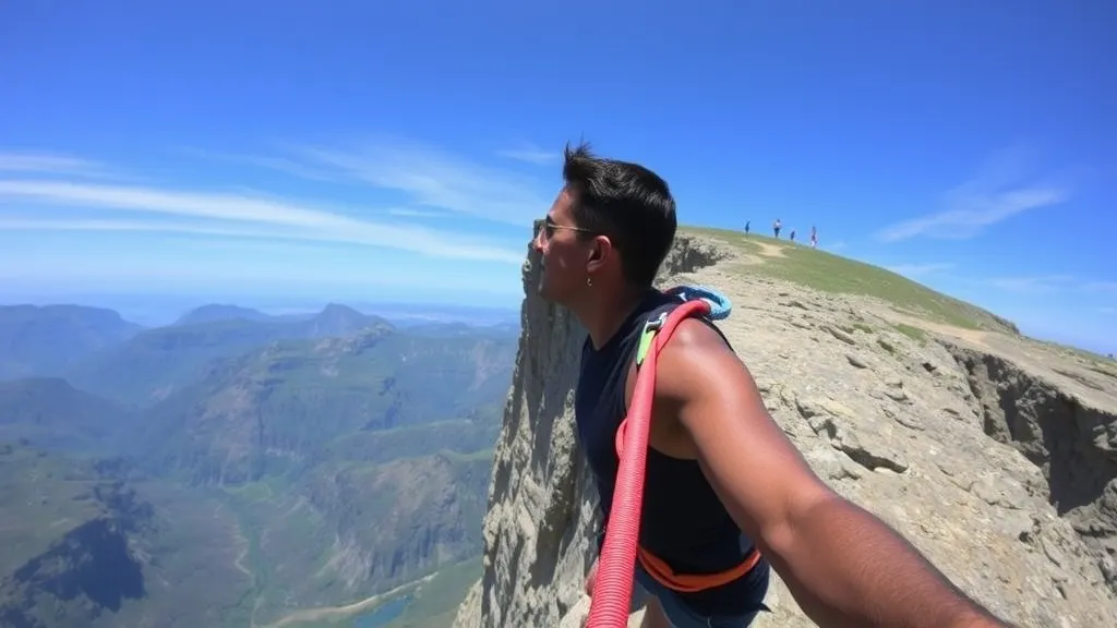 Dream symbol: bungee cord: scenarios: Dream of Bungee Jumping Off a Cliff