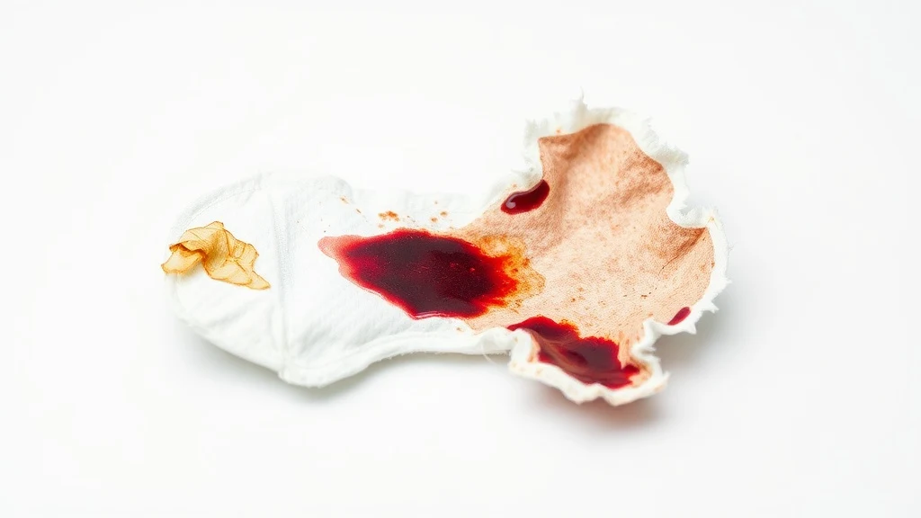 Dream symbol: dirty sanitary pad: symbolism: Guilt or Shame