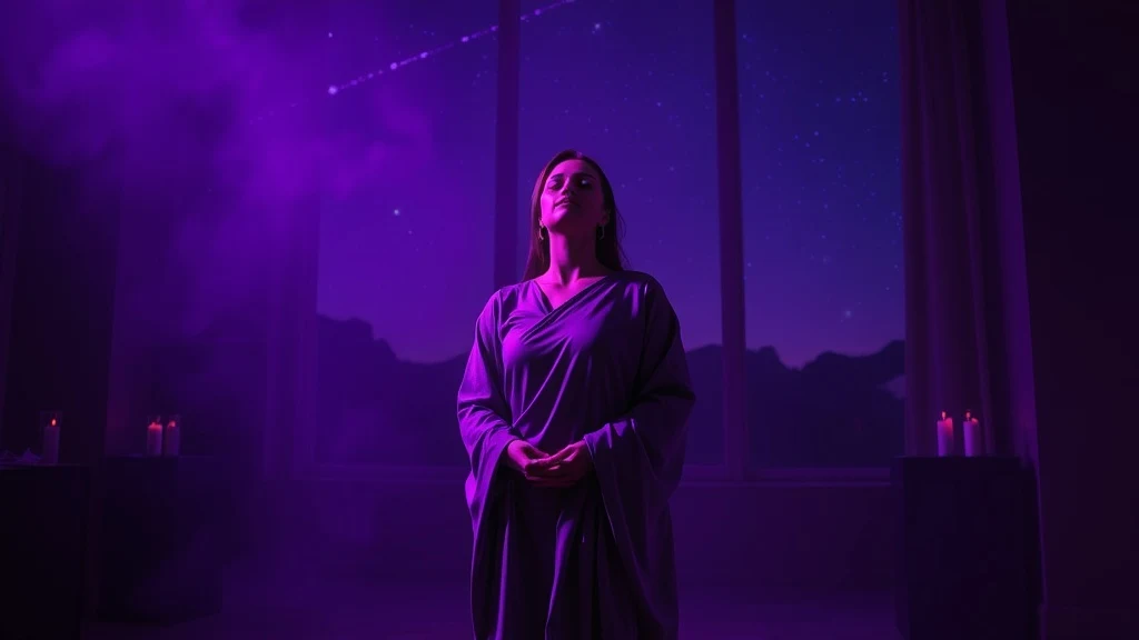Dream symbol: purple garment: symbolism: Mysticism and the Occult