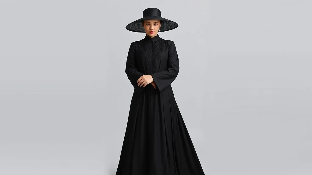 Dream symbol: black traditional dress: symbolism: Femininity and Modesty