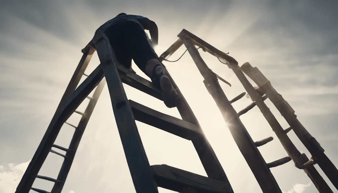 Dream symbol: ladder: symbolism: Career Advancement and Success