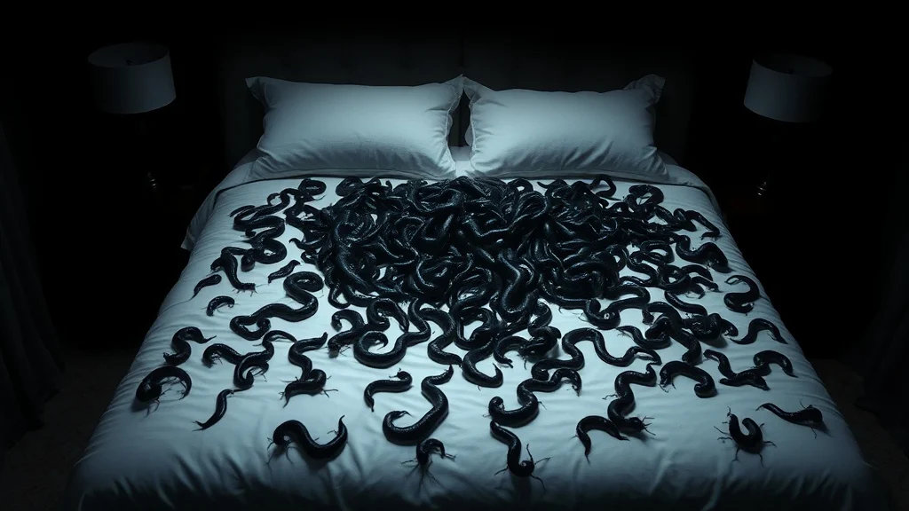 Dream symbol: black worms: scenarios: Dream of black worms in your bed