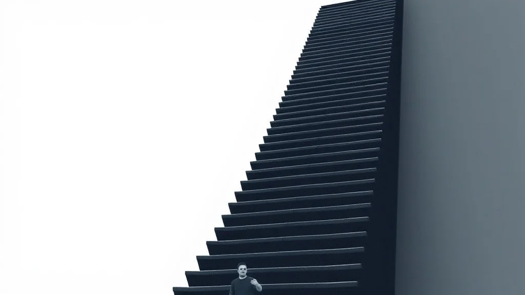 Dream symbol: steep stairs: symbolism: Facing Fears and Anxiety