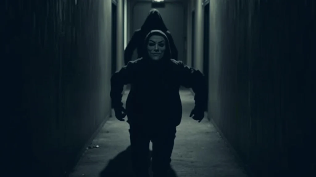 Dream symbol: masked pursuers: scenarios: Dream of being followed by a masked killer