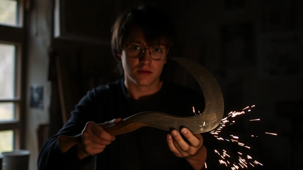 Dream symbol: sickle: scenarios: Dream of Sharpening a Sickle