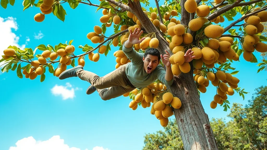Dream symbol: pawpaw tree: scenarios: Dream of Falling from a Pawpaw Tree