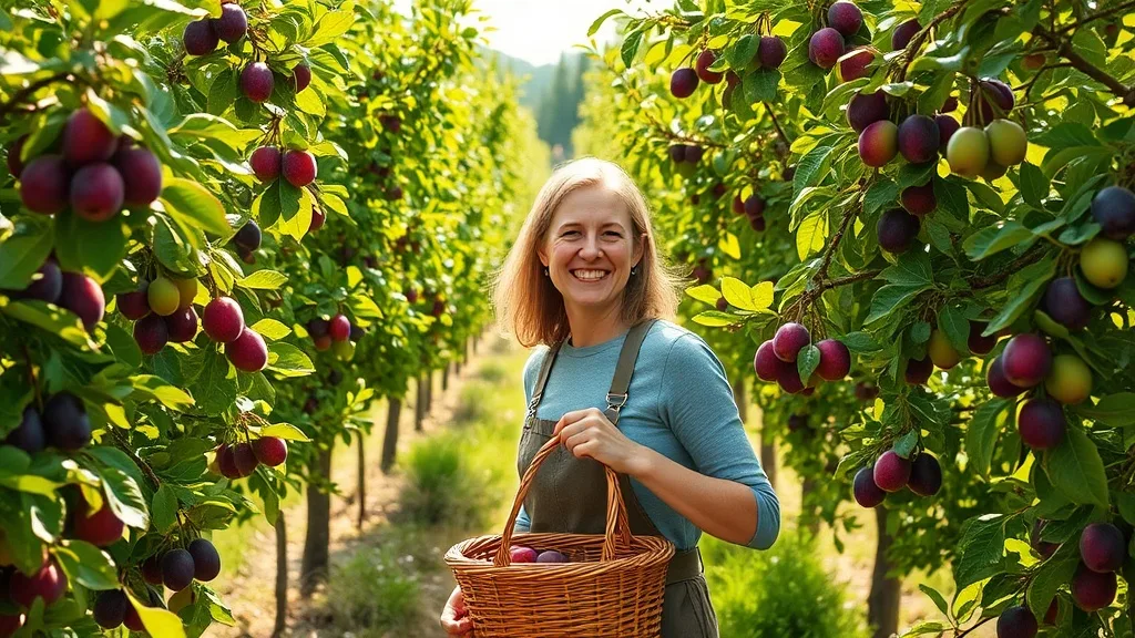 Dream symbol: plum: scenarios: Dream of Picking Plums