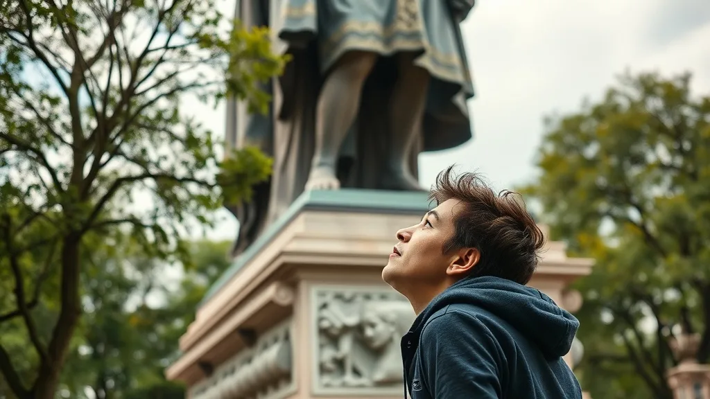Dream symbol: historical statue: scenarios: Dream of Visiting a Historical Statue