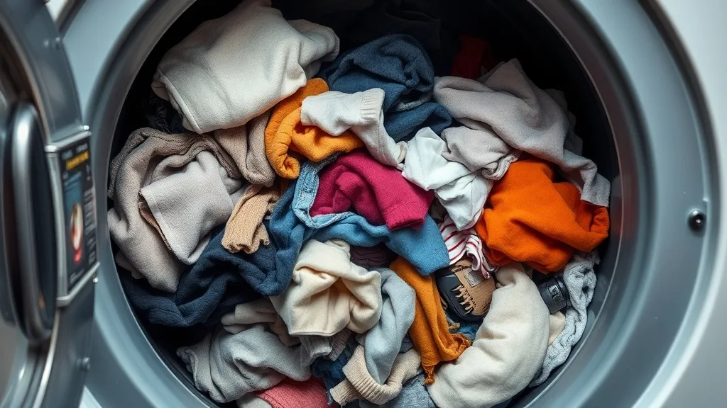 Dream symbol: messy clothes: scenarios: Dream of messy clothes in a dryer