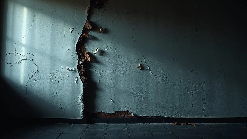 Dream symbol: peeling wall: symbolism: Loss of Security