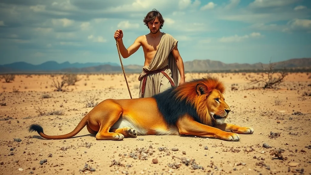 Dream symbol: david: scenarios: Dream of David Killing a Lion