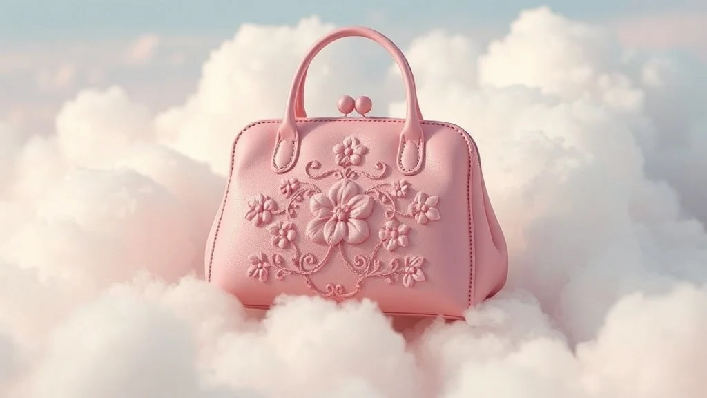 Dream symbol: rose pink purse: symbolism: Delicate Sensibilities
