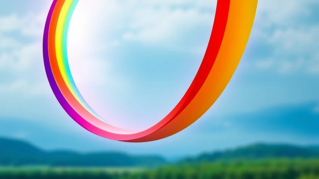 Dream symbol: rainbow ribbon: symbolism: Peace and Serenity