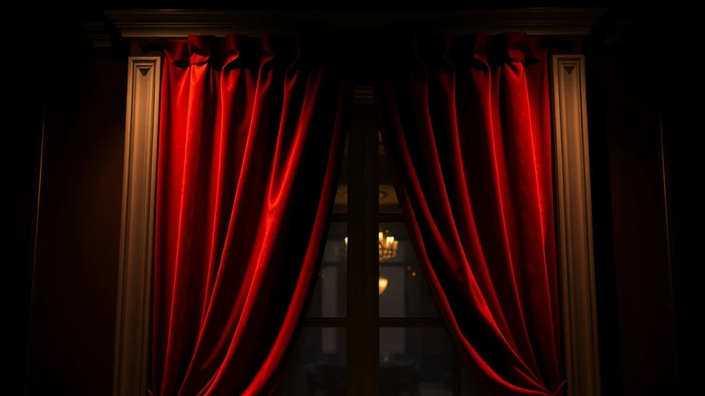 Dream symbol: red velvet drape: scenarios: Dream About Closing Red Velvet Drapes