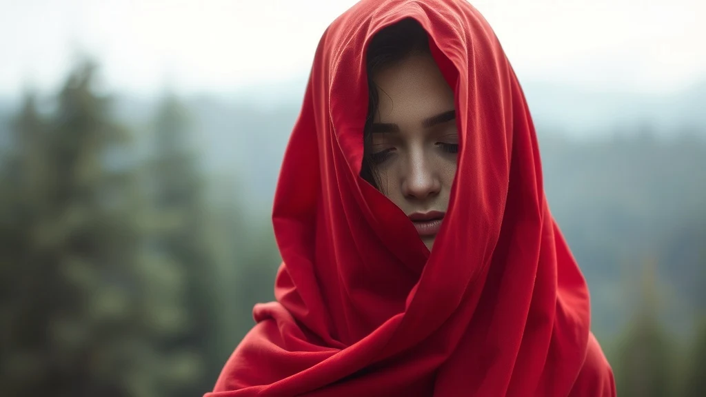 Dream symbol: woman in red cloak: symbolism: Menstruation and Fertility