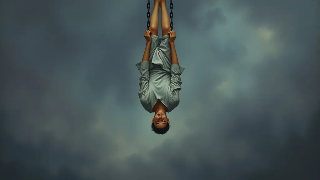 Dream symbol: body upside: symbolism: The Burden of Responsibility