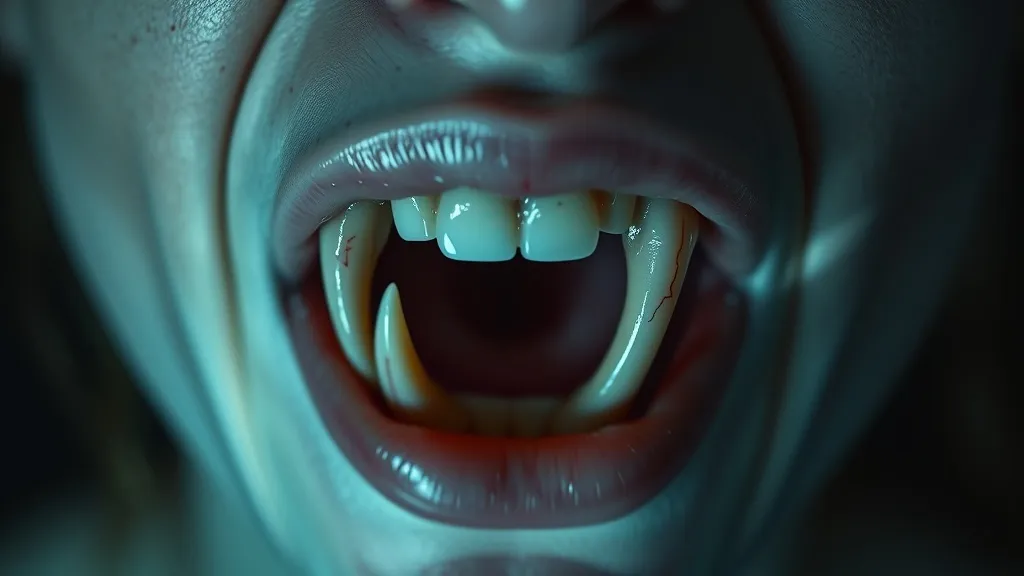 Dream symbol: vampire teeth: scenarios: Dream of Growing Vampire Teeth