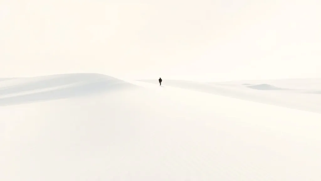 Dream symbol: vast white sand: demographics: Individuals with a Desire for Purity and Renewal