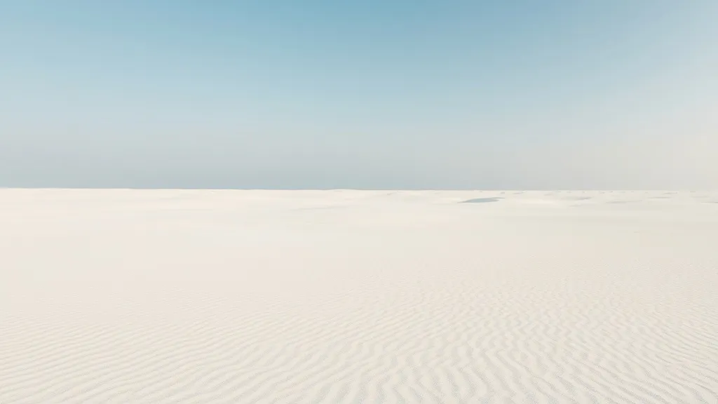 Dream symbol: vast white sand: intro