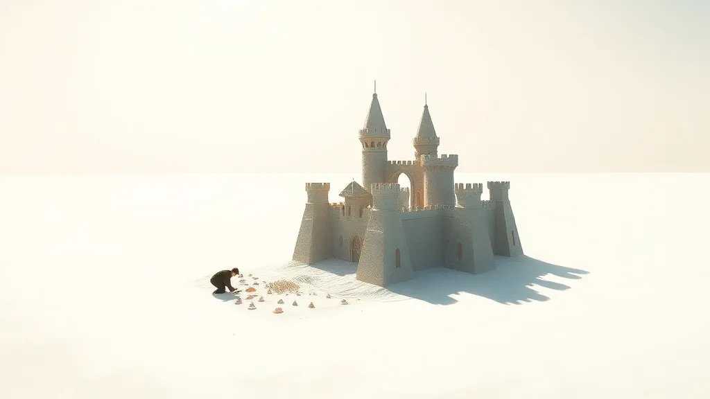 Dream symbol: vast white sand: scenarios: Dream About Building Sandcastles on Vast White Sand