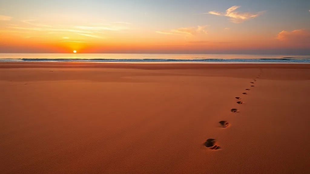Dream symbol: velvet sand: scenarios: Dream about Velvet Sand and Sunset