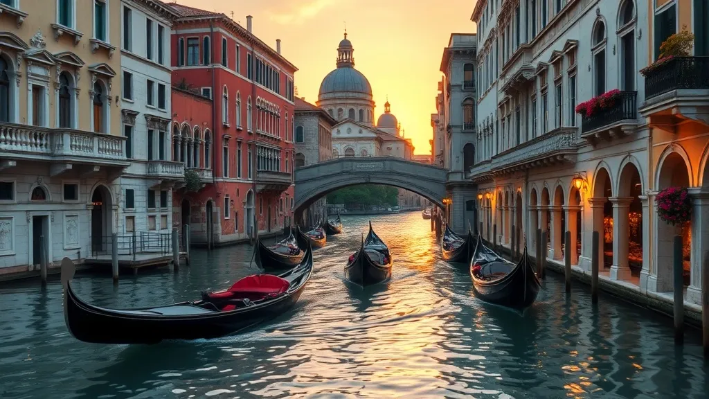 Dream symbol: venice: symbolism: Reflection of Cultural Richness and Artistic Heritage