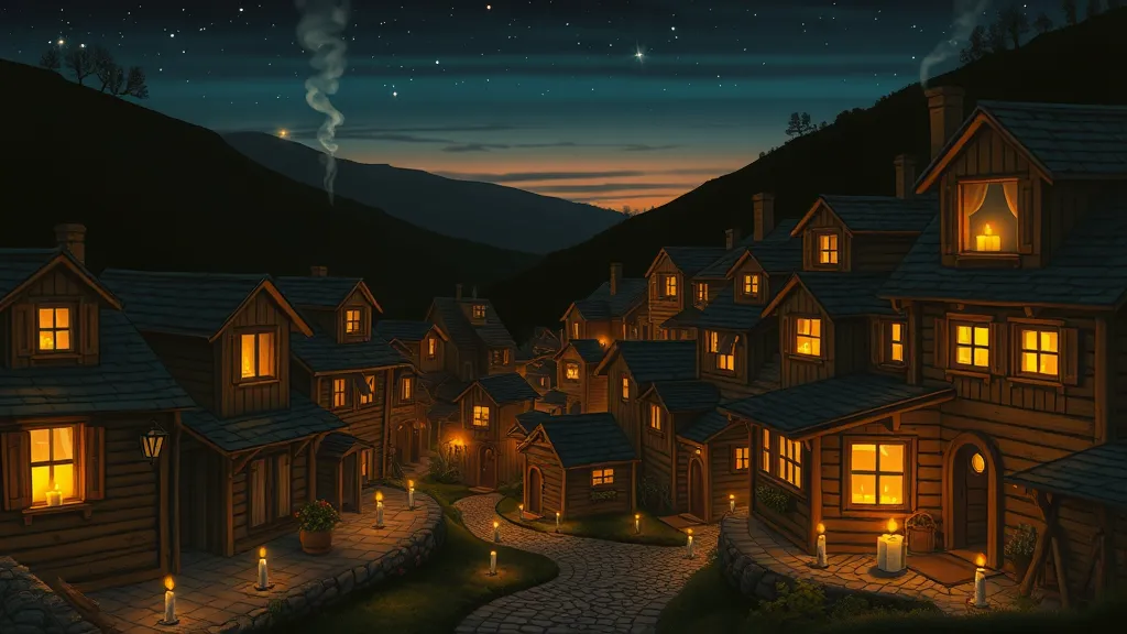 Dream symbol: village full of candle light: demographics: Artists and Creatives Dreaming of Candle Lit Villages