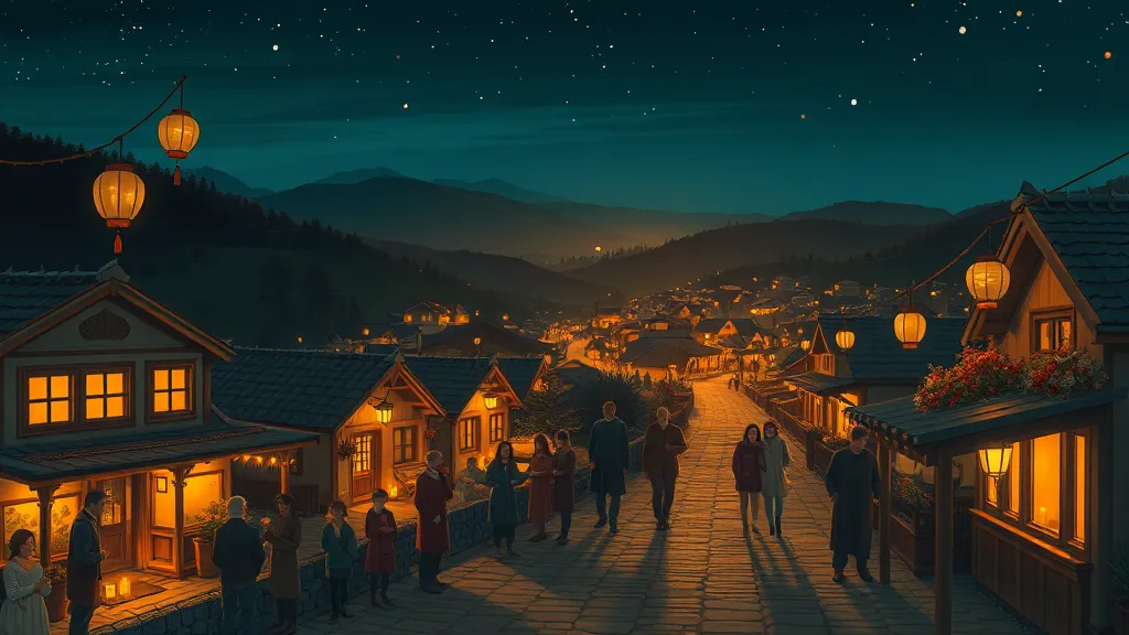 Dream symbol: village full of candle light: symbolism: Expression of Celebration and Festivity