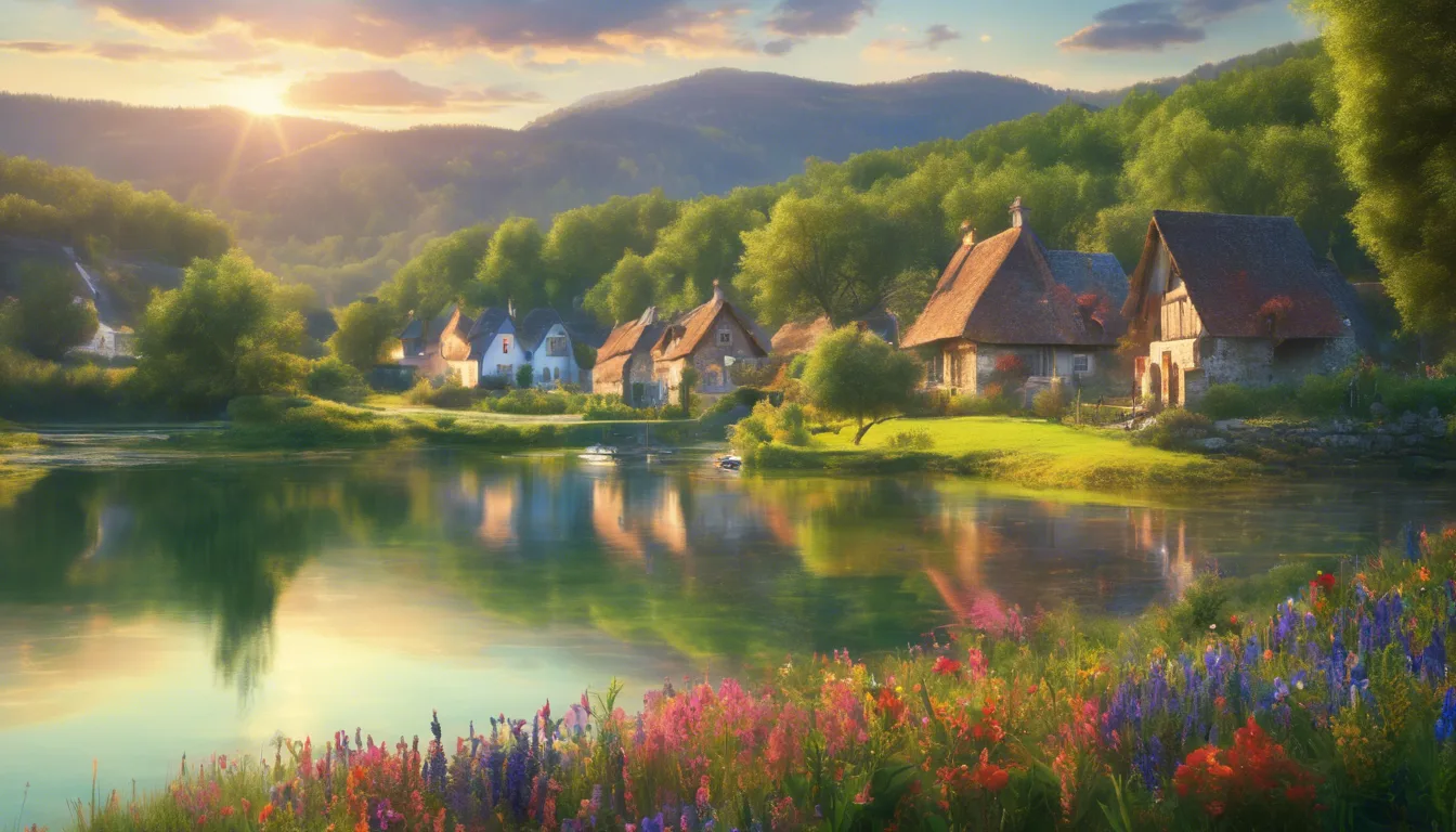 Village with Water Body Dream Meaning: Peace, Tranquility & New Beginnings