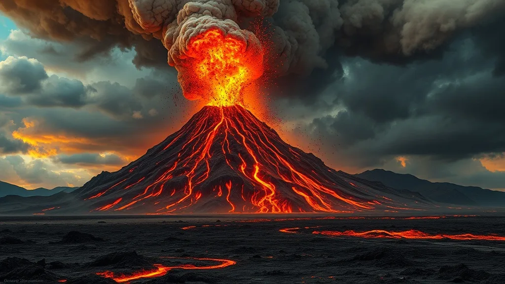 Dream symbol: volcanic activity: scenarios: Dream of Volcanic Explosion