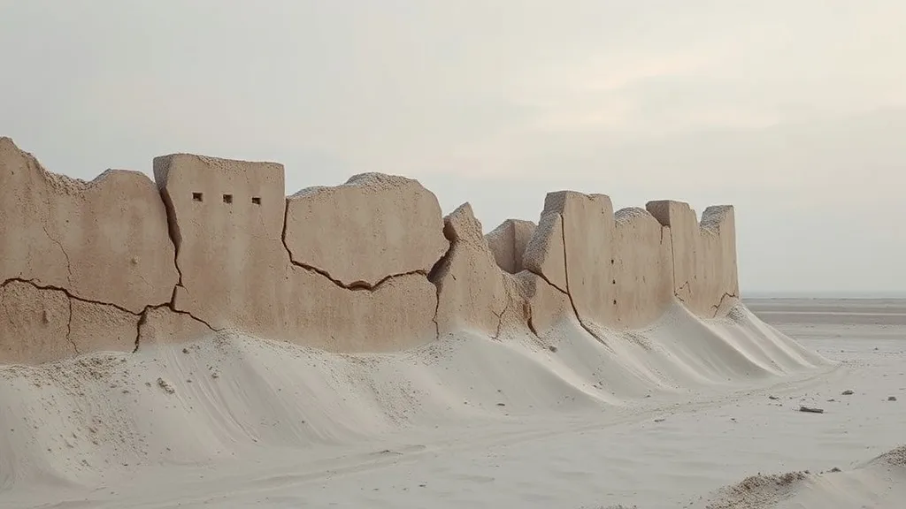 Dream symbol: walls of sand: symbolism: Erosion of Boundaries