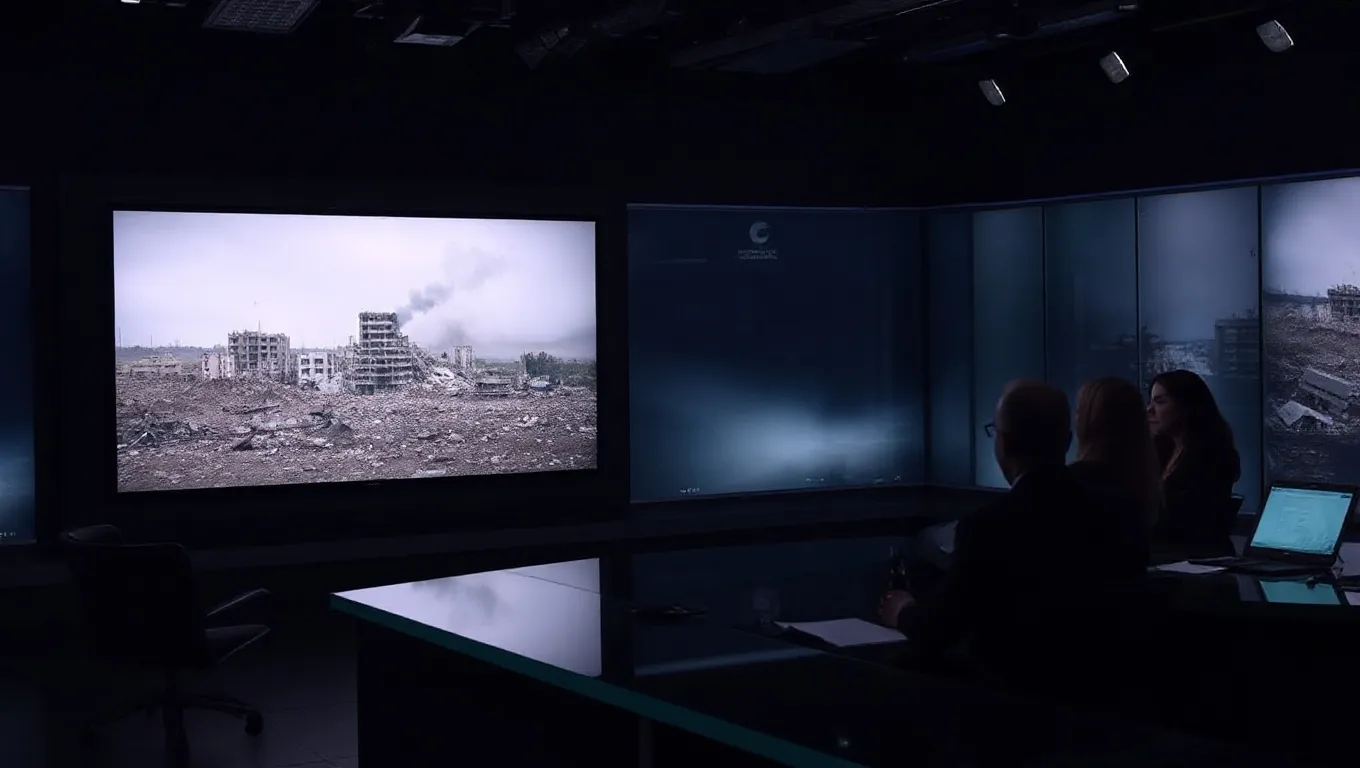 Dream symbol: war torn conflict zone: scenarios: Dream of Watching a War Torn Conflict Zone on News