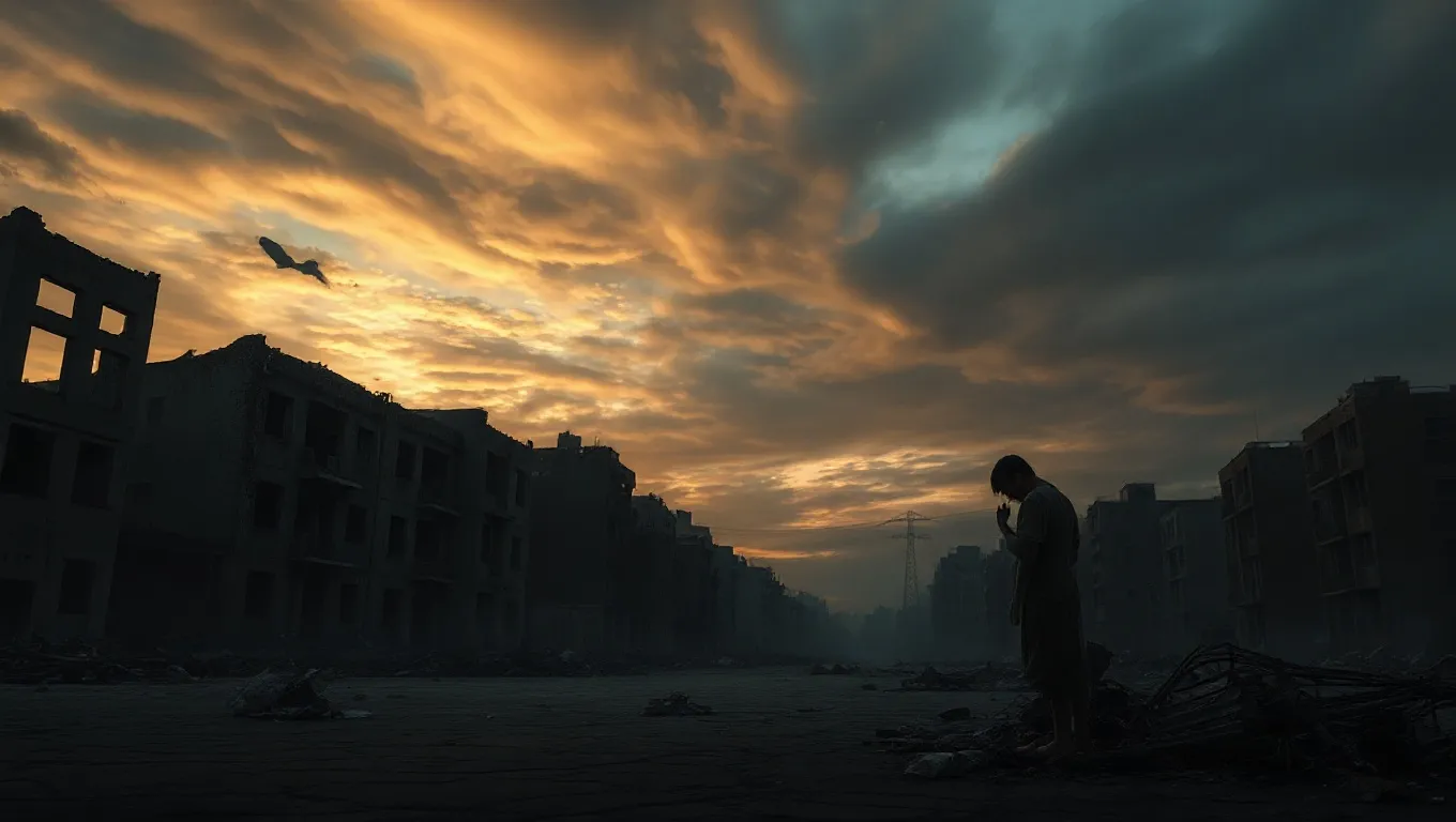 Dream symbol: war torn conflict zone: symbolism: Feelings of Powerlessness and Vulnerability