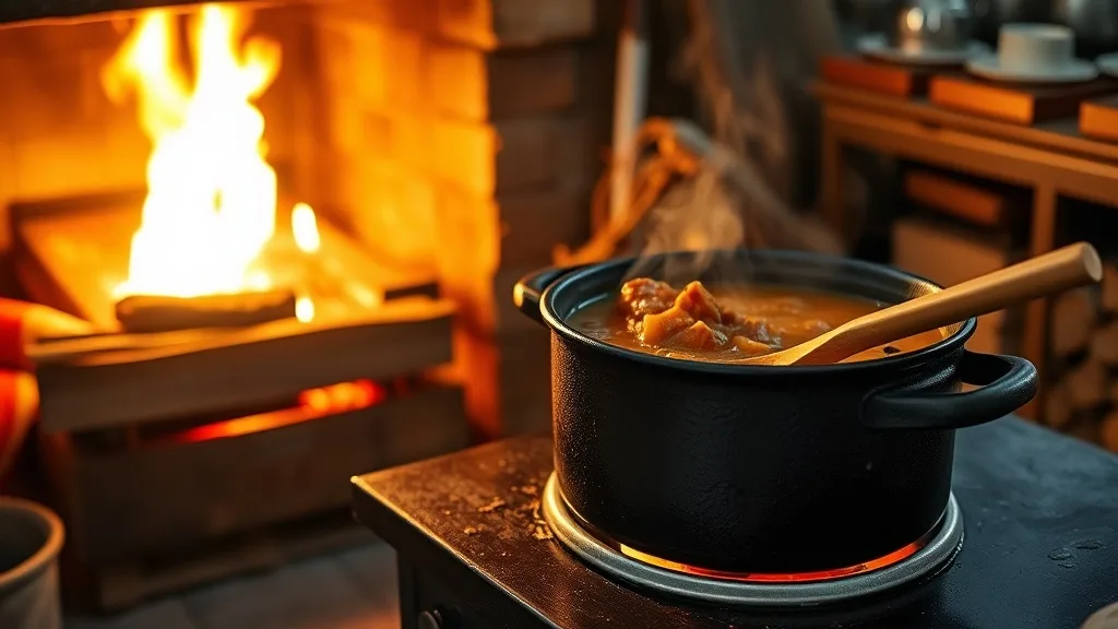 Dream symbol: wooden stove: symbolism: Cooking and Sustenance