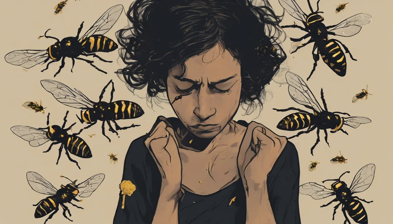 Dream symbol: wasps: scenarios: Dream of wasps on your body