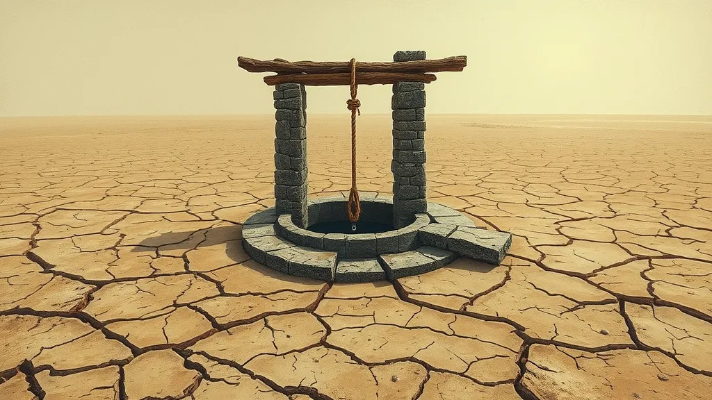 Dream symbol: water and feed: scenarios: Dreaming of a dried up Well and no Food