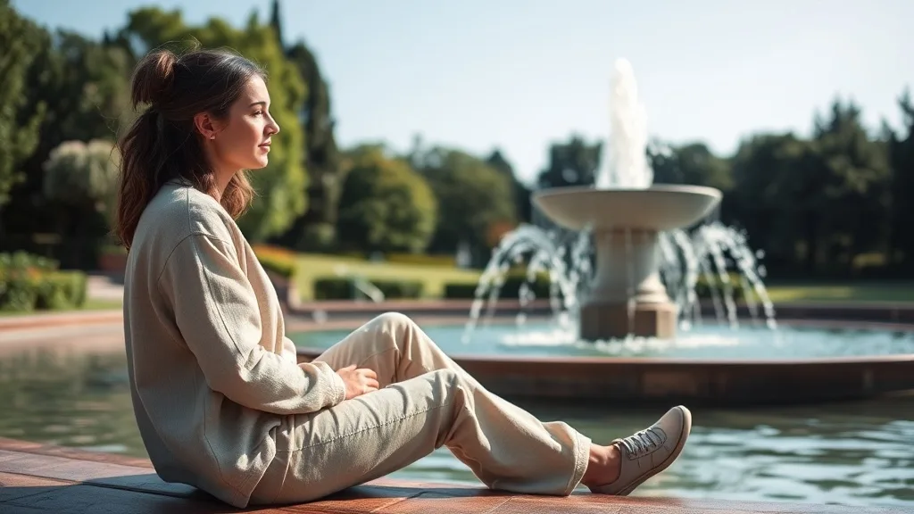 Dream symbol: water fountain: scenarios: Dream about sitting by a water fountain