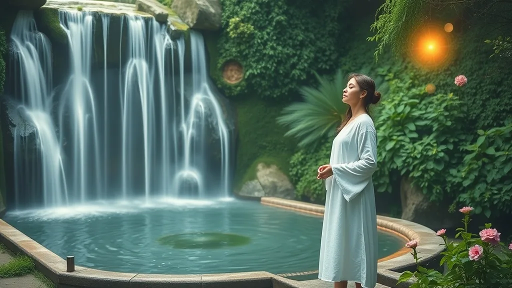 Dream symbol: waterfall fountain: demographics: Aspirants Seeking Spiritual Enlightenment
